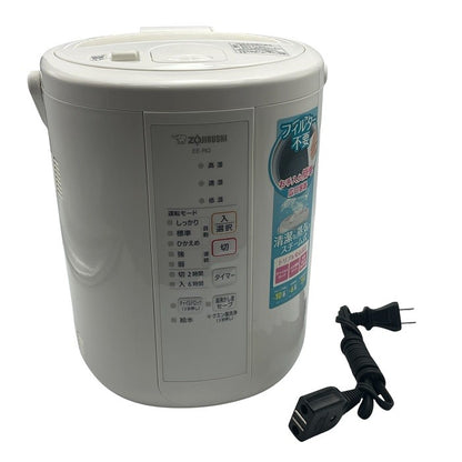 ZOJIRUSHI 象印 6～10畳 スチーム式加湿器 EE-RQ35-WA 簡単お手入れ フィルター不要 広口 中古 R4