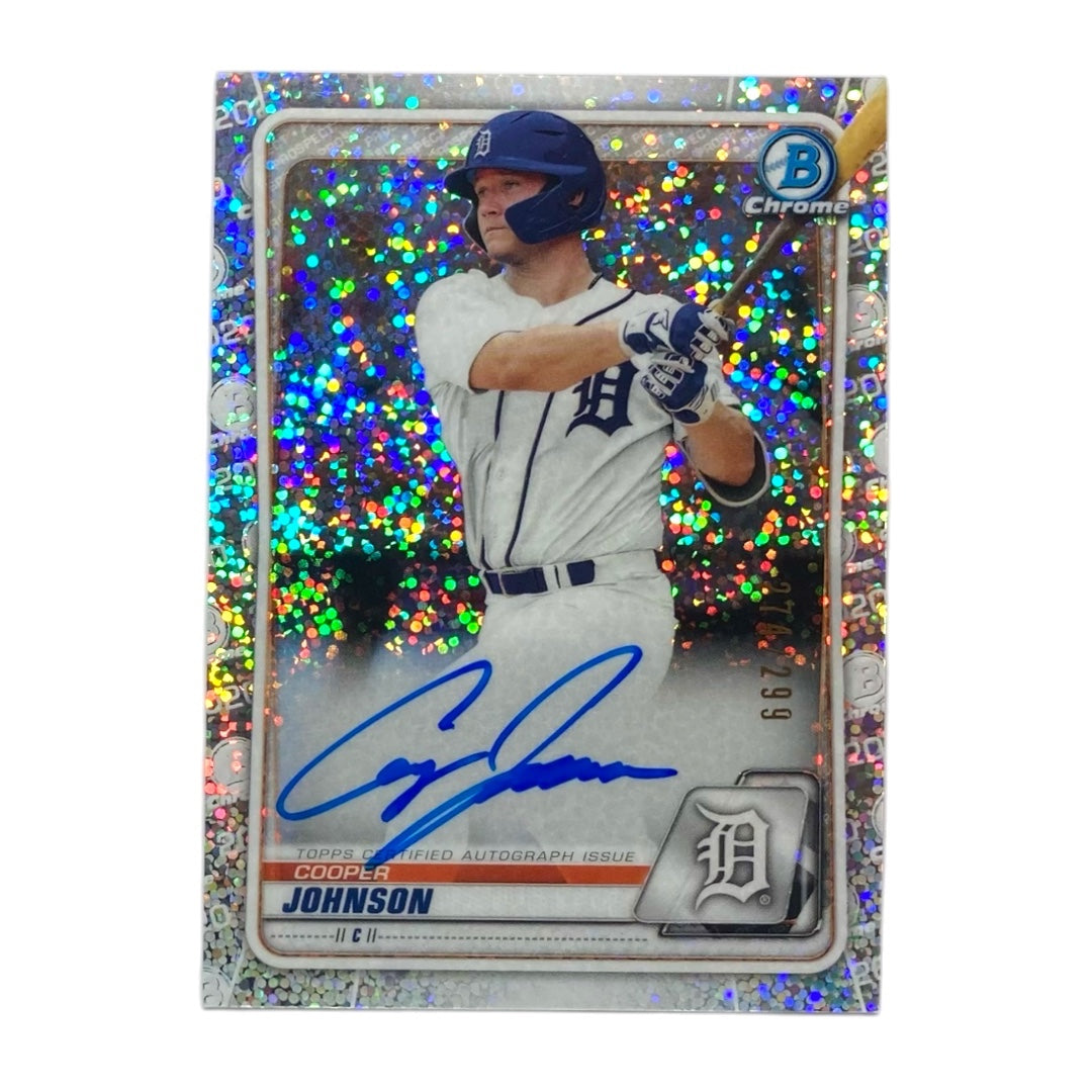 TOPPS MLBカード BOWMAN CHROME COOPER JOHNSON DETROIT TIGERS /299 #CPA-CJ 中古 IT2