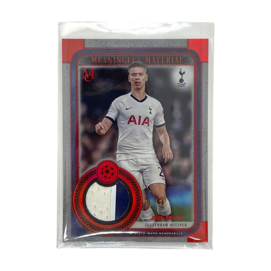 TOPPS サッカーカード MUSEUM COLLECTION MEANINGFUL MATERIAL JUAN FOYTH TOTTENHAM HOTSPUR 16/25 #MMSR-JFO 中古 IT1