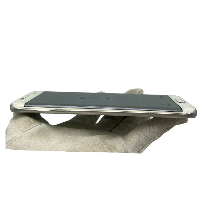 Samsung サムスン au Galaxy S7 edge SCV33 スマートフォン 本体 ホワイトパール ギャラクシー スマホ 携帯 android 中古 W４