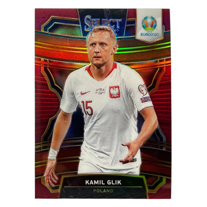 PANINI サッカーカード SELECT UEFA EURO PRIZM KAMIL GLIK POLAND /165 #17 中古 IT2