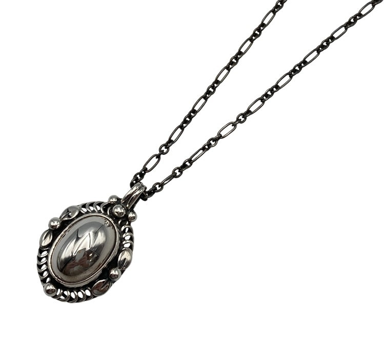 GEORG JENSEN ジョージジェンセン 1995年 ヘリテージ イヤーネックレス SV925 中古 D4