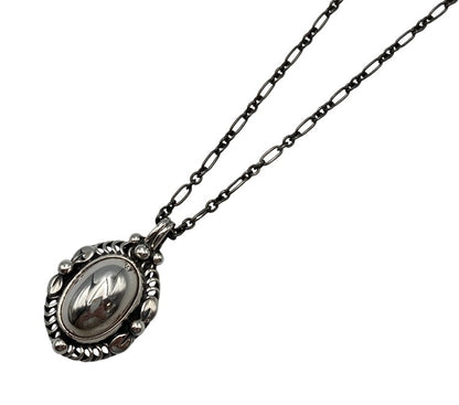 GEORG JENSEN ジョージジェンセン 1995年 ヘリテージ イヤーネックレス SV925 中古 D4