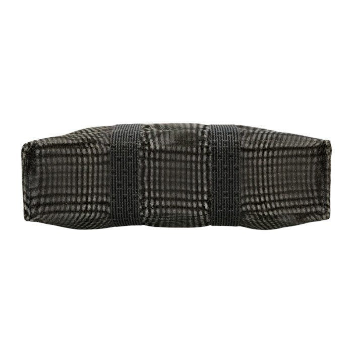 HERMES エルメス エールライン MM キャンバス トートバッグ ユニセックス A4収納 キャンバス 通勤 通学 チャコールグレー 中古 T1