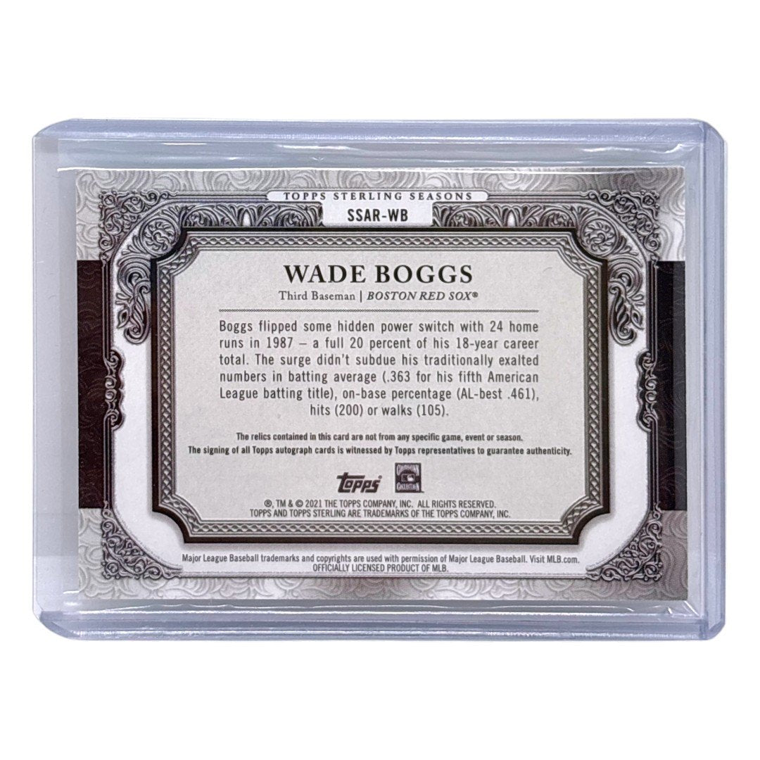 TOPPS MLBカード STERLING WADE BOGGS BOSTON RED SOX /25 #SSAR-WB 中古 IT1