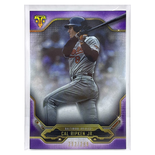 TOPPS MLBカード TRIPLE THREADS CAL RIPKEN JR. BALTIMORE ORIOLES /299 #9 中古 IT1