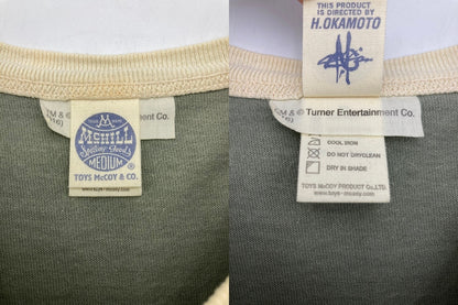 TOYS McCOY トイズマッコイ トムとジェリー U.S.ARMY リンガーTシャツ サイズM メンズ 中古 D4