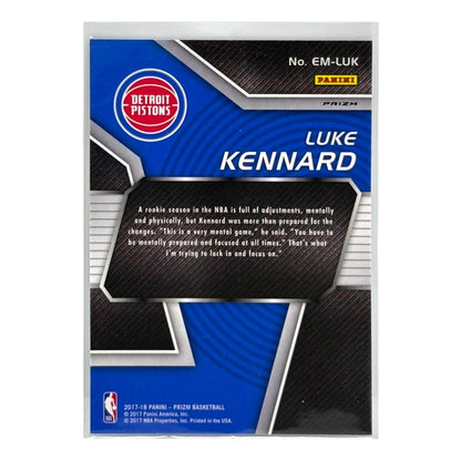 PANINI NBAカード PRIZM LUKE KENNARD DETROIT PISTONS #EM-LUK 中古 IT1