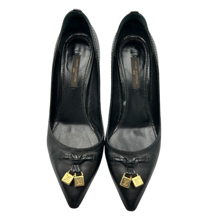 LOUIS VUITTON ルイヴィトン パンプス 35 (約22.5cm) ブランド 靴 シューズ ヒール レザー 中古 W４