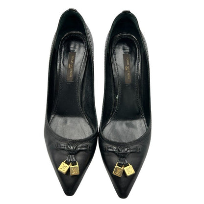 LOUIS VUITTON ルイヴィトン パンプス 35 (約22.5cm) ブランド 靴 シューズ ヒール レザー 中古 W４