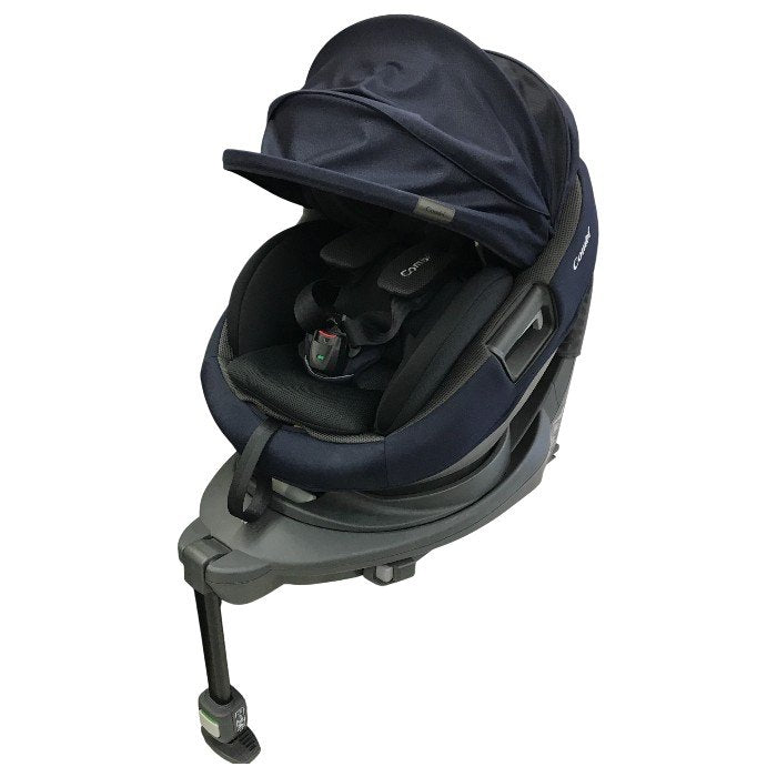 Combi コンビ ホワイトレーベル THE S ISOFIX エッグショック ロッタ チャイルドシート R129適合 360°回転 ウォッシャブル オリゴーリオネイビー ZC-690 中古 T1