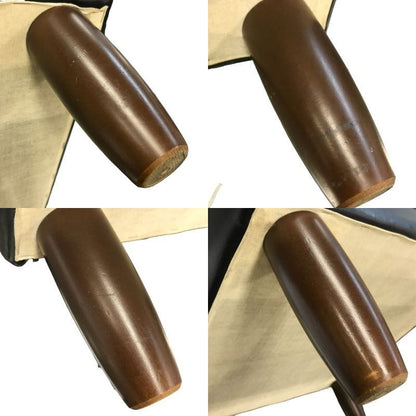 karimoku カリモク オットマン ヴィンテージ レトロ 家具 スツール ブラック 中古 T1