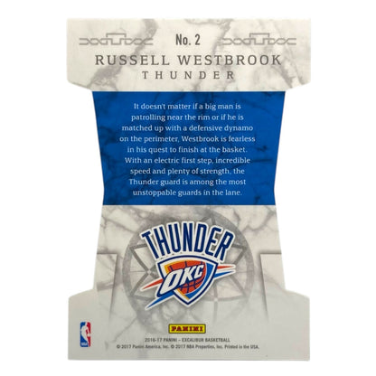 PANINI NBAカード EXCALIBUR DIE CUT RUSSELL WESTBROOK THUNDER #2 中古 IT2