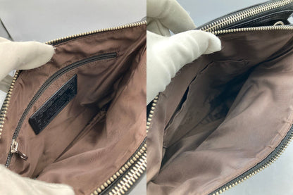 HUNTING WORLD ハンティングワールド ナイロン ショルダーバッグ ブラック 中古 D4