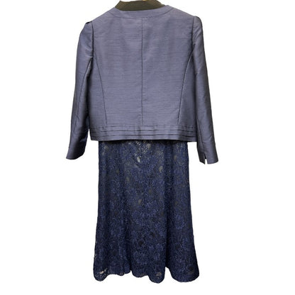 SHATLE HOUSE シャトルハウス フォーマル セットアップ 9号 ワンピース ノーカラージャケット レディース レース 中古 W４