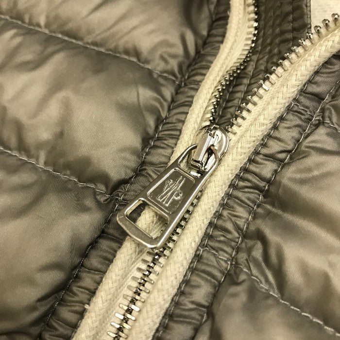 MONCLER モンクレール ダウンベスト レディース ナイロン/コットン スウェット フード グレー Mサイズ B10918437500 80945 中古 T1