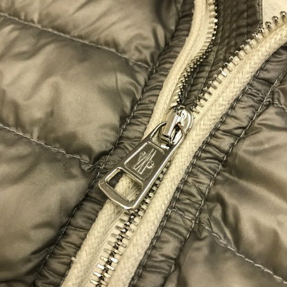 MONCLER モンクレール ダウンベスト レディース ナイロン/コットン スウェット フード グレー Mサイズ B10918437500 80945 中古 T1