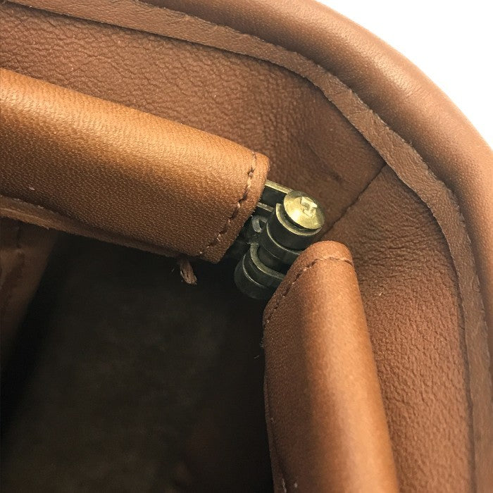 COACH コーチ ショルダーバッグ レディース レザー オールド バネ口 トート ブラウン 9996 中古 T1