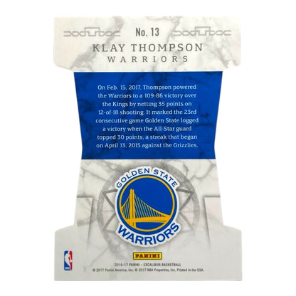 PANINI NBAカード EXCALIBUR DIE CUT KLAY THOMPSON WARRIORS #13 中古 IT2