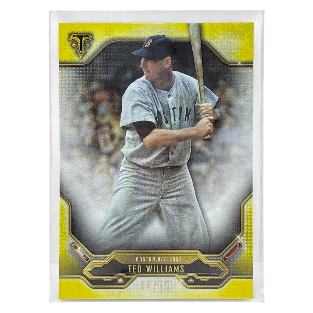 TOPPS MLBカード TRIPLE THREADS TED WILLIAMS BOSTON RED SOX /75 #13 中古 IT1