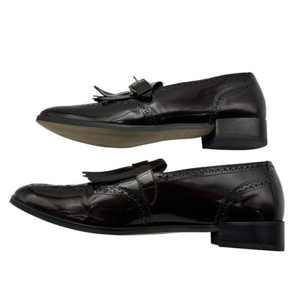 MARGARET HOWELL idea マーガレットハウエル アイデア タッセル ローファー 24 1/2 靴 シューズ レディース エナメル レザー 中古 W４