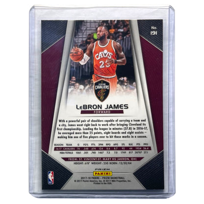 PANINI NBAカード PRIZM LEBRON JAMES CAVALIERS #191 中古 IT2