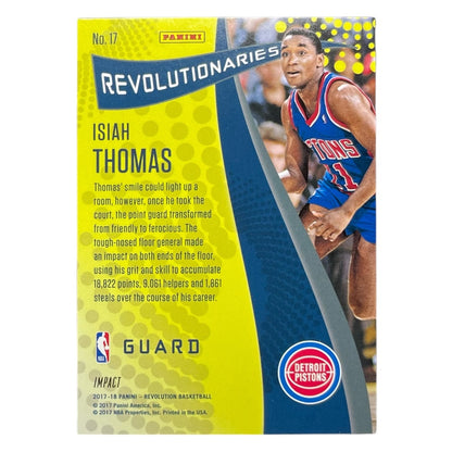 PANINI NBAカード REVOLUTION ISIAH THOMAS PISTONS #17 中古 IT2