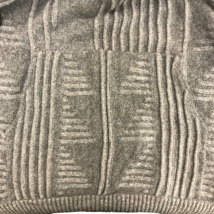 EMPORIO ARMANI エンポリオアルマーニ プルオーバーパーカー メンズ ウール フード グレー Sサイズ 中古 N1