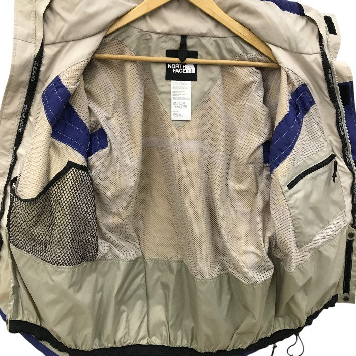 THE NORTH FACE ザノースフェイス マウンテンパーカー メンズ GORE-TEX ゴアテックス パウダーガード 防寒 ブルー/ベージュ Mサイズ NS-0951 中古 TK1