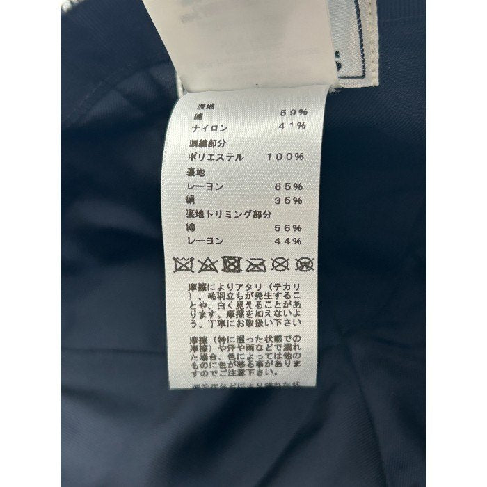 HERMES エルメス ペイズリー柄 キャップ 帽子 ブランド ネイビー メンズ 中古 送料無料 W４