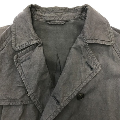 nest Robe ネストローブ トレンチコート レディース コットン ロング丈 ヴィンテージ加工 裏地あり ネイビー フリーサイズ 01191-1086 中古 T1