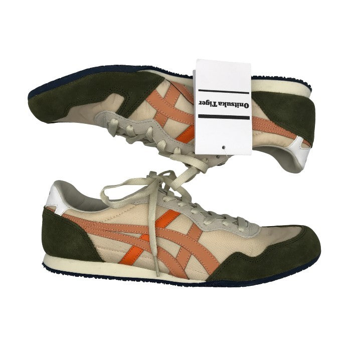 オニツカタイガー SERRANO スニーカー メンズ ローカット セラーノ COZY PINK/MIKAN ORANGE 28.5cm 中古 T1