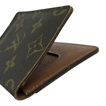 LOUIS VUITTON ルイヴィトン モノグラム ポルトカルトパス カードケース ユニセックス 定期入れ パスケース ブラウン M66541 中古 T1