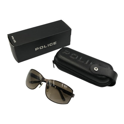 POLICE ポリス サングラス メンズ EXILE ATSUSHIモデル フルリム メタルフレーム ブラウン/ブラウングラデーション S8450G-0K05 中古 T1