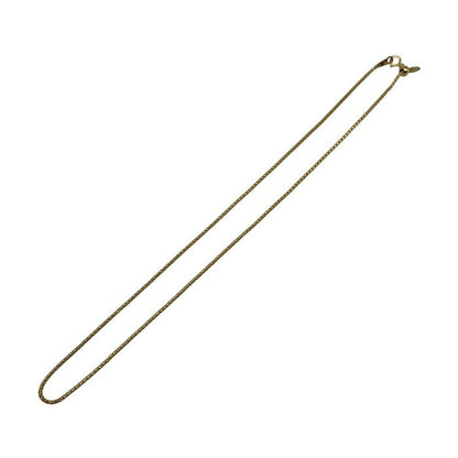 K18 ネックレスチェーン レディース カットポンパチェーン ゴールド 45cm 中古 T1