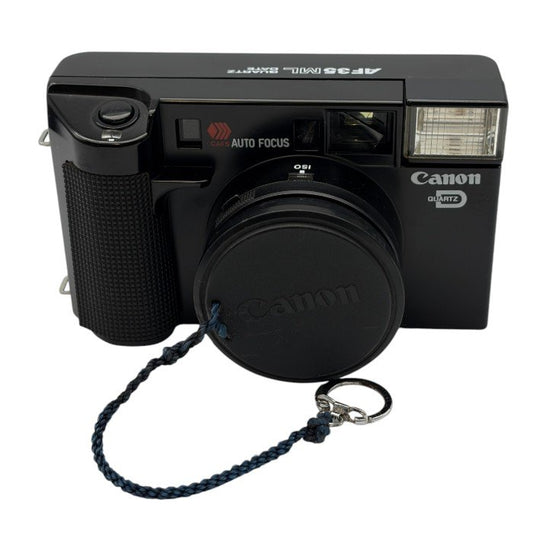 ジャンク品 Canon キヤノン AF35ML Quartz Date フィルムカメラ コンパクト ヴィンテージ カメラ 中古 W1