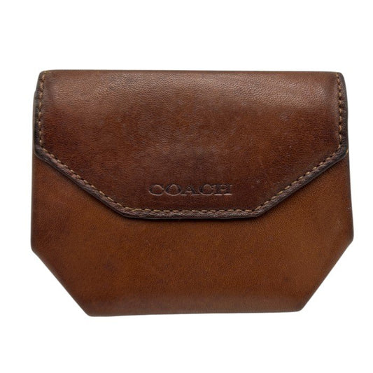 COACH コーチ コインケース 小銭入れ ミニ コンパクト レザー 小さめ メンズ 中古 W４