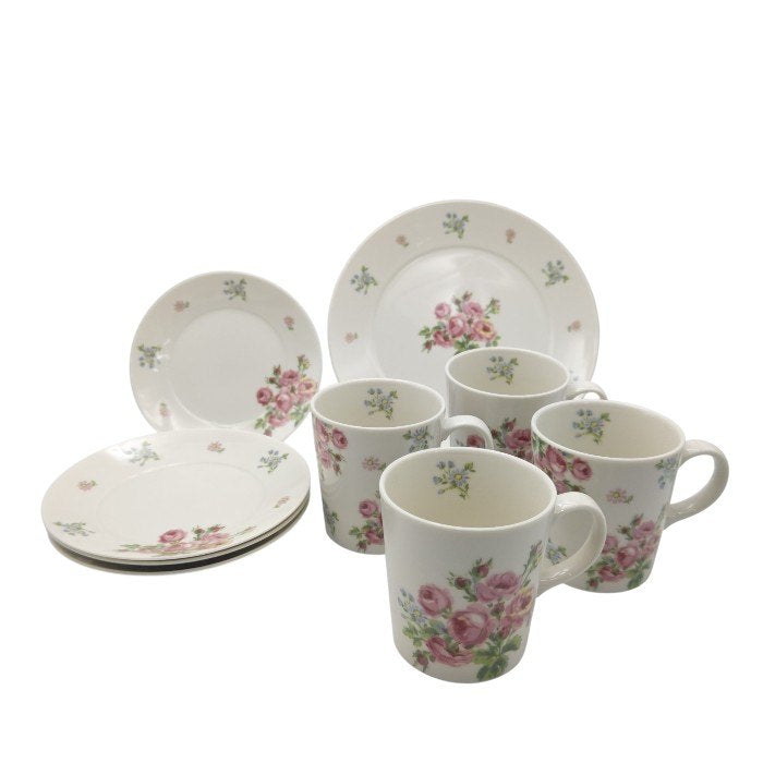 【未使用品】 LAURA ASHLEY ローラ アシュレイ Bunched Roses バンチェッド ロージズ 9ピースセット LA40-118 中古 H4