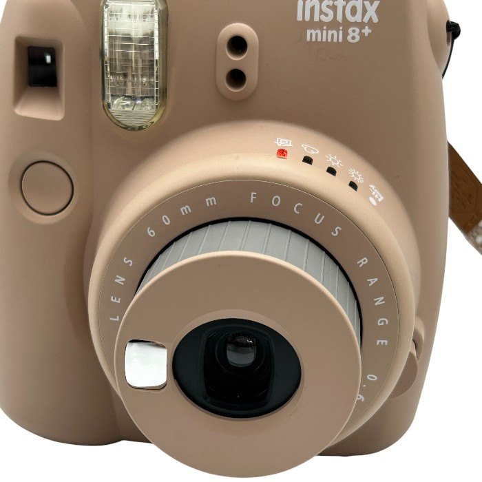 ジャンク品 富士フィルム FUJIFILM インスタントカメラ チェキ instax mini8プラス ココア かわいい インテリア 撮影 持ち運び 中古 W４