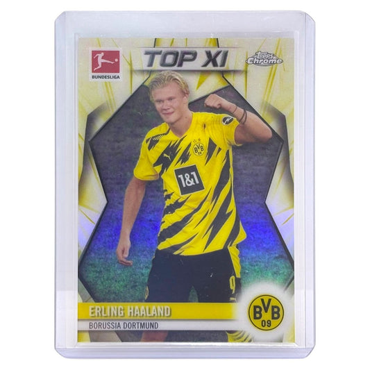 TOPPS サッカーカード CHROME ERLING HAALAND BORUSSIA DORTMUND #TO-EH 中古 IT1