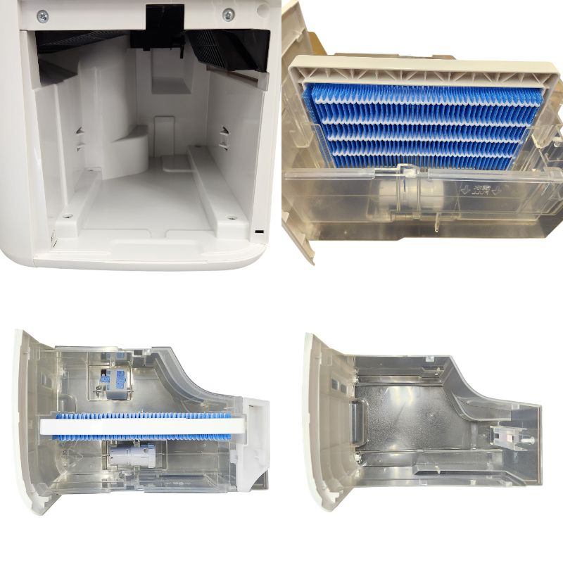 SHARP シャープ 除加湿空気清浄機 ホワイト おすすめ畳数約10畳 1台4役 衣類乾燥 プラズマクラスター25000 KI-PD50-W 中古 T1