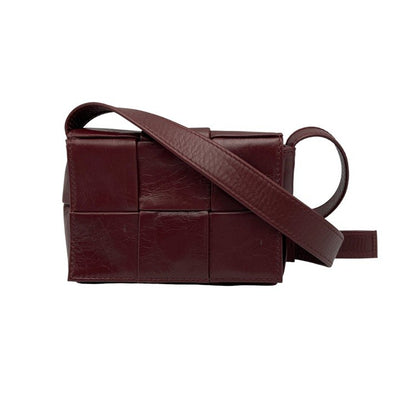 BOTTEGA VENETA CANDY CASSETTE  ボッテガヴェネタ キャンディカセット ショルダーバッグ バーガンディ 中古 D4