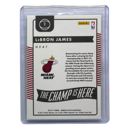 PANINI NBAカード DONRUSS OPTIC LEBRON JAMES MIAMI HEAT #1 中古 IT2