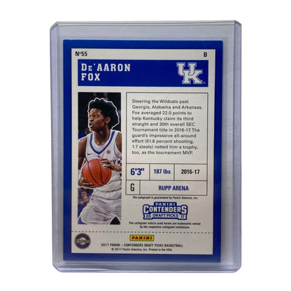 PANINI NBAカード CONTENDERS DRAFT PICKS DE AARON FOX 22/25 #55 中古 IT2