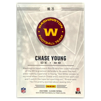 PANINI NFLカード ILLUSIONS CHASE YOUNG WASHINGTON FOOTBALL TEAM /199 #25 中古 IT1