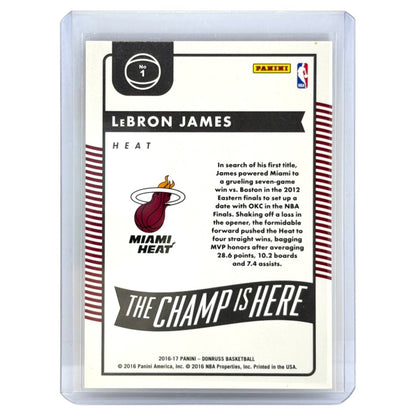 PANINI NBAカード DONRUSS PRESS PROOF LEBRON JAMES HEAT #1 中古 IT1