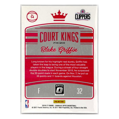 PANINI NBAカード DONRUSS OPTIC PRIZM BLAKE GRIFFIN LOS ANGELES CLIPPERS #14 中古 IT1