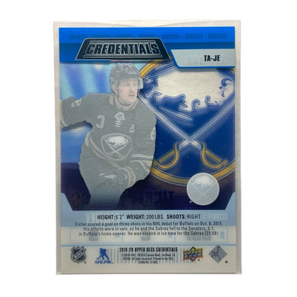 UPPER DECK NHLカード GREDENTIALS JACK EICHEL SABRES 162/199 #TA-JE 中古 IT2