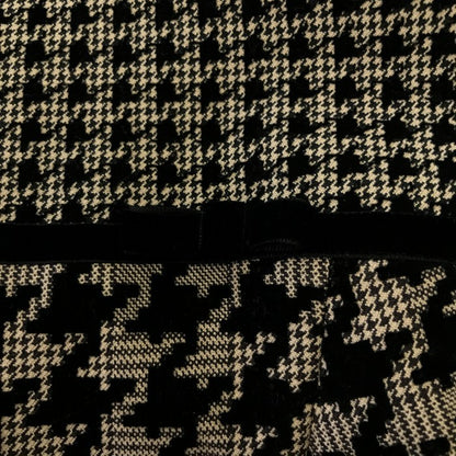 TOCCA トッカ 千鳥格子柄 ワンピース 0 おしゃれ レディース かわいい ブラック ブラウン ひざ丈 中古 KW1