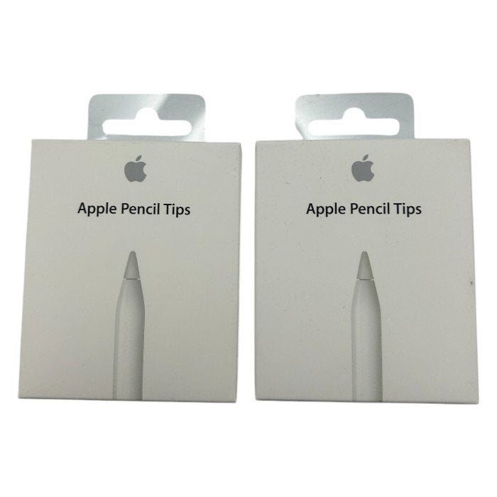 未開封品 Apple Pencil Tips アップルペンシル チップ MLUN2AM/A 2個セット アップル 替え芯 第一世代 第二世代 中古 W４